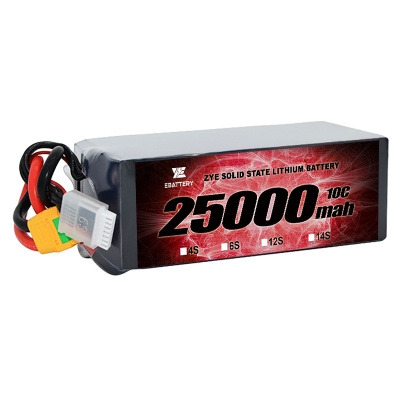 Grade A NMC811 25Ah 25000mah Solid State Lipo Battery 6S 12S lipo Battery for Aircraft