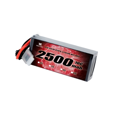 ZYE 11.8V 3S 15.8V 4S 23.7V 6S 2500mah Solid State Battery Pack with Cheaper Price from Original Manufacturer