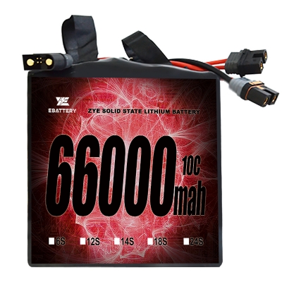 Hot-sale HV series 6s12s14s18s24s 54ah 66000mah high energy density solid state battery pack for Big Load Multirotor tools